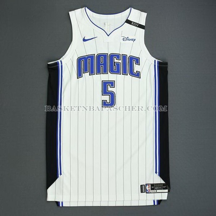 Maillot Orlando Magic Mohamed Bamba NO 5 Icon Authentique 2019-20 Blanc